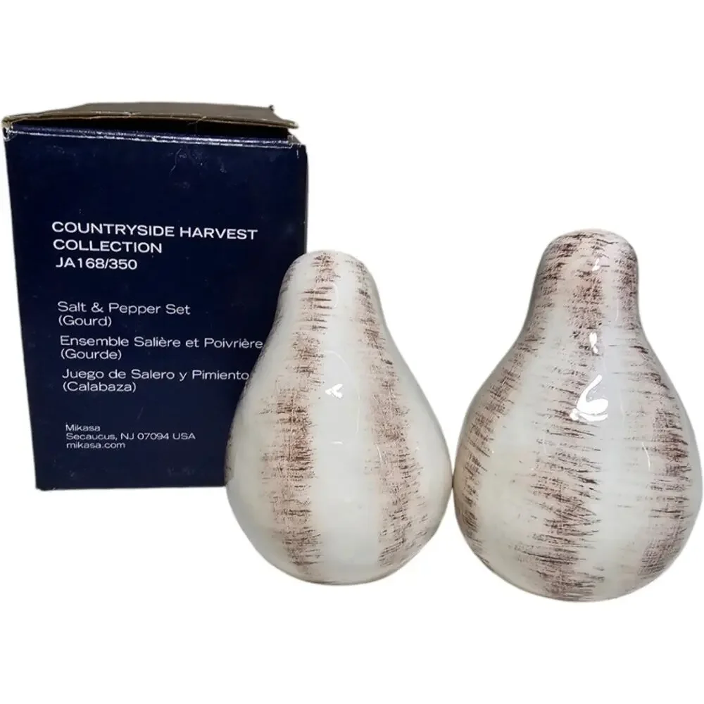 Mikasa Salt & Pepper Gourd Set Countryside Harvest‎ Collection